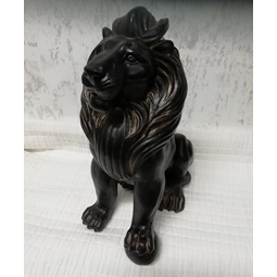 Leo lejon figurin svart